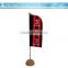 High quality custom stand table desk flag