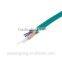 YYX Siamese cable RG6 with power conductor cu al foil braid PVC shield