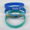 promotional gifts cheap price silicone rubber bracelet / printing your logo advertising silicone wristbands