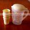 2.5 L quality plastic juice pitcher with 4 tumblers