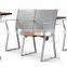 Tianzuo Aluminum Frame comfortable classroom desk and chair set