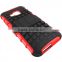 PC Plastic Silicone Case combo cover + Kick Stand for HTC Desire M9, protective back cover case for HTC M9