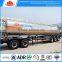 3 axles 50000 liter fuel tank semi trailer, oil tank trailer for sale