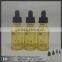 Free Samples!!! Screen Printing Surface 30ml Small Red Shinny Eliquid Glass Bottle With Various Lids/Dropper for Vapor Oil