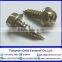 Self-Tapping screws with Square slot pan head / square-recessed oval countersunk head ,DIN933/931 H.D.G