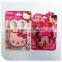 plastic mini scissor with cartoon holder for kids