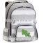 Rainbow stripe backpack set
