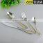 Made in china! silver plated brass tableware gold cutlery