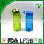 Food grade empty round customized 400ml water bottle PCTG