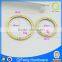 Q-2560&2565 o ring for bags fancy round metal eyelet high quality