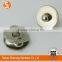 17mm round Eco-friendly metal magnetic push snap for bags and leather notebook and glasses case