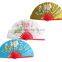 Chinese Kung Fu Red Bamboo Tai Chi Fan Martial Arts Practice Performance Supplies