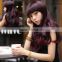 The wig factory price wet and wavy cheap lace front wig fashion Wine red wigs