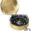 NAUTICAL BRASS ROUND SUNDIAL COMPASS , Brass Sundial Compass , Brass Pocket compass