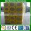 80kg/m3 basalt rock wool acoustic fiber board with ISO certificate