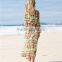 Women skirts wear summer chiffon printed beach skirts,Seaside Beachwear Sexy Skirts Suit, White Kaftan Beachwear Cover Ups