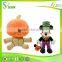 Fashion new emoticon plush emoji pillow OEM design custom funny cute soft stuffed plush halloween pumpkin toy
