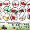 Agricultural machine walking tractor three disc plough