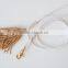 White Rope Dog Leash - White / Gold - Pet Lead Gatsby