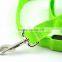 nylon led dog leash retractable / nylon rope dog leash