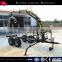 ATV towable log timber trailer crane,firewood log grab with trailer