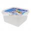 2000ML Food Grade Plastic Square Ice Cream Container,IML Ice Cream Box