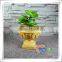 Fiberglass Outdoor Fluted Imitate Natural Stone Planters