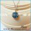 Wholesale 925 Sterling Silver Necklace 10mm Round Pendant Natural Druzy Necklace