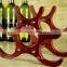 Refinement folding wooden wine shelf