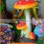 Best Sale Lovely Shape Durable Resin Material Mushroom Decorations