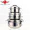 High quality kitchen utensil stainless steel pot cooking pot set
