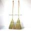 wood handle natural millet sweeper