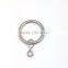 Chrome Plated Metal Window Curtain Rod Ring Loose Eyelet Inside Diameter 35mm