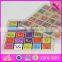 2016 brand new baby wooden scrabble toys for sale W14B069