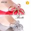 Vintage bridal butterfly rhinestone ladies shoe clip for wedding