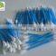 single end disposable wooden sterile alcohol cotton buds