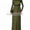 long sleeve muslim evening dress Women Boat Neck Long Maxi Full-Length long sleeve Dress