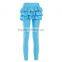 Hot Selling Red Blue Black False Two-piece Pant Legging with skirt Women's Fashion Leggings With Mini Skirts
