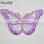 Factory Wholesale Pretty Butterfly Embroidery Patch Fabric Craft WEF-742