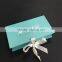 Luxury Blue Hair Collection Custom Ribbon Gift Box