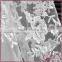 White all over floral embroidery lace fabric,embroidered bridal lace for wedding dress