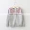 New hot high quality elastic unlined children cardigan with sequin infront