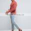 Cheap New Design Custom Long Sleeve Two Button Placket Red Men's Cotton Spandex 200gsm Casual Skinny Body Slim Fit Polo Shirt