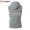 oem factory wholesale fleece men hooded vest