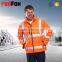 cheap safety softshell high visibility winter jacket