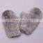 CX-A-60Q 2016 Wholesale Genuine Knitted Mink Fur Gloves