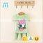 yiwu wholesale price cartoon printing clothing dress suit kid girls casual dress set