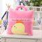 Custom logo funny cute polyester embroidered pillow