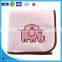 Trade assurance applique elephant custom 100%cotton terry baby blanket/throw blanket for wholesale