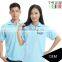 OEM Cheaper custom logo printing couple golf short sleeve DIY polo T-Shirt for advertising and promotion
